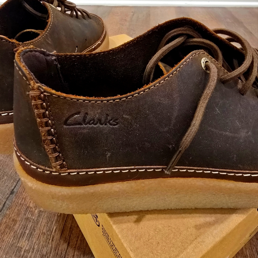 Oakpark Low Beeswax Leather Clarks 9.5